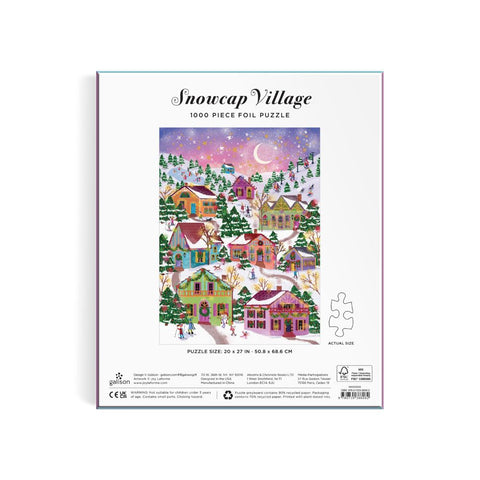 Galison - Snowcap Village 1000-piece puzzle
