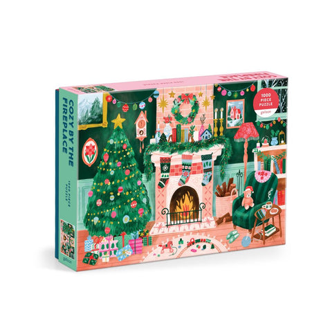 Galison - Cozy by the fireplace 1000-piece puzzle