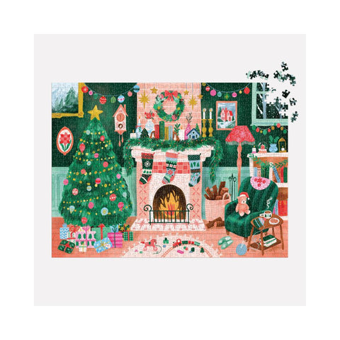Galison - Cozy by the fireplace 1000-piece puzzle
