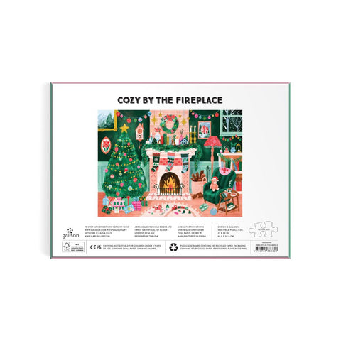 Galison - Cozy by the fireplace 1000-piece puzzle