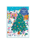 Galison - Merry & Bright Greeting Card Puzzle 60-piece