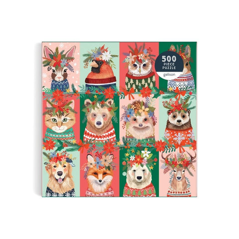 Galison - Furry And Bright 500-piece puzzle