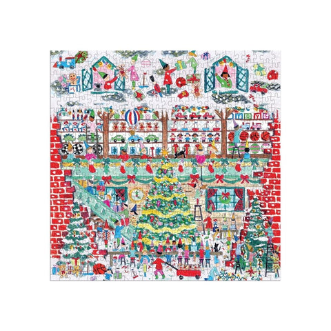 Galison - Toy Workshop Foil Puzzle 500-piece 