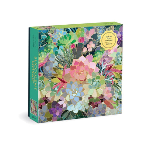 Galison - Succulent Mosaic 500-piece puzzle