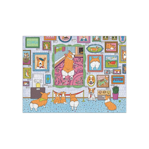 Galison - Museum Of The Corgi 1000-piece puzzle