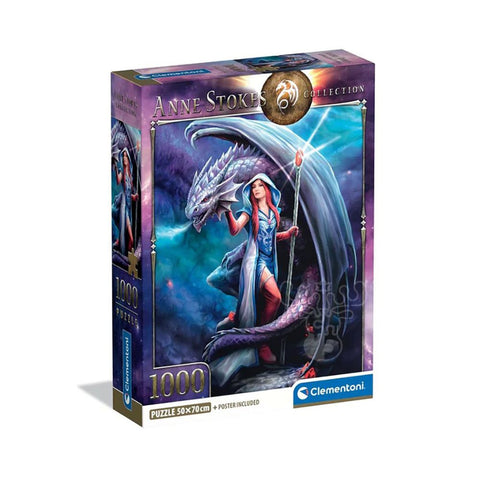 Clementoni - Anne Stokes Dragon Mage 1000pc Puzzle