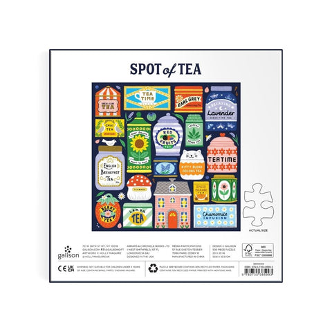 Galison - Spot of Tea 500-piece puzzle