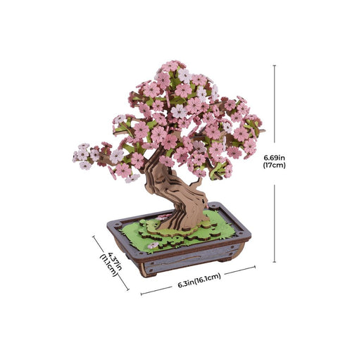 Sakura Bonsai Wooden Puzzle1