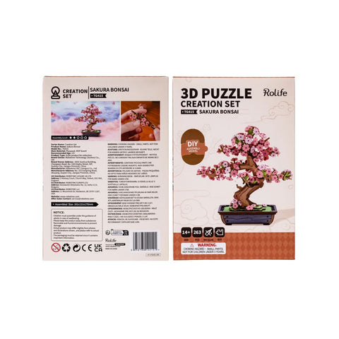 Sakura Bonsai Wooden Puzzle2