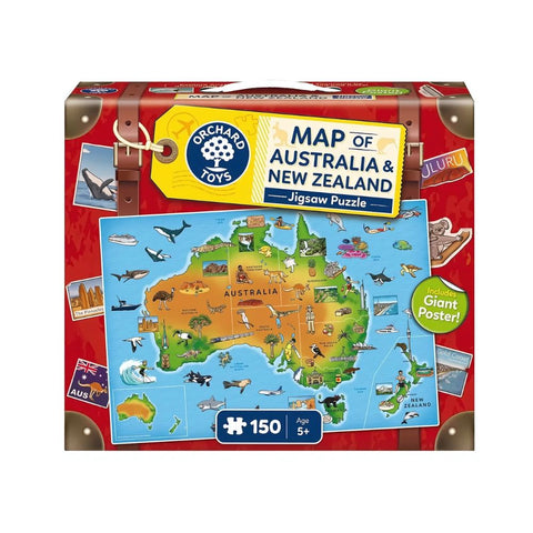  Map of Australia & New Zealand 150 pieces