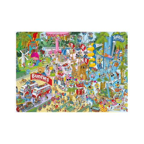  Jokesaws, Trouble in Paradise 1000 piece puzzle