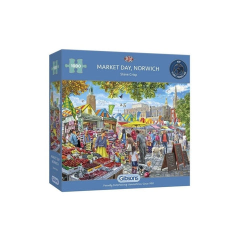 Gibsons - Market Day Norwich 1000pc puzzle