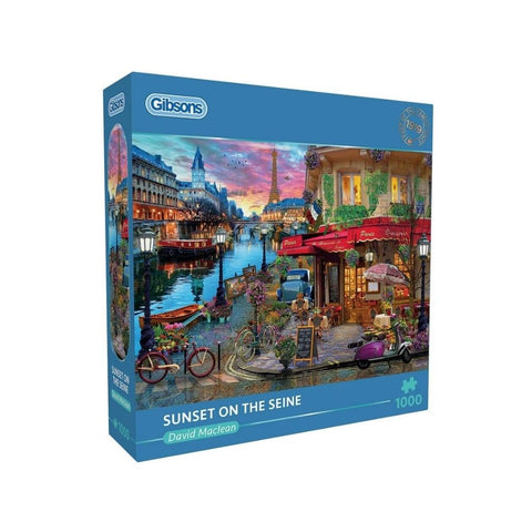 Gibsons - Sunset On The Seine 1000pc puzzle