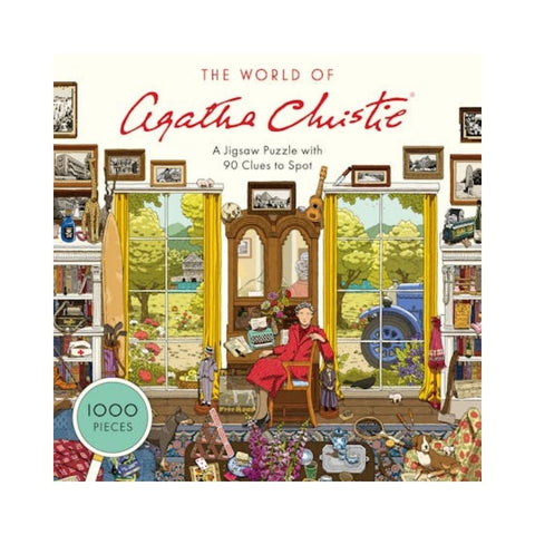 The World of Agatha Christie: 1000-piece jigsaw with 90 clues to spot