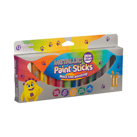 Little Brian Paint Sticks - Metallic 12pk