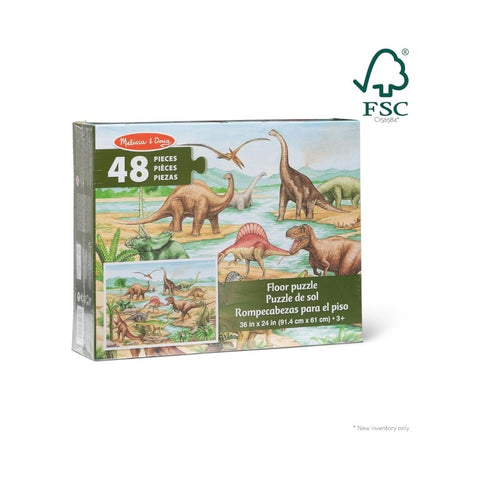 Melissa & Doug - Dinosaurs Floor Puzzle - 48 Pieces