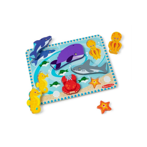 Melissa & Doug - Sea Life Chunky Puzzle