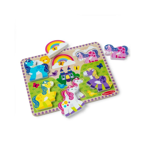Melissa & Doug - Unicorn Chunky Puzzle