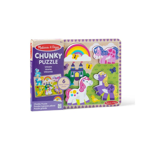 Melissa & Doug - Unicorn Chunky Puzzle