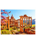 Roman ruins in Spring, Italy 1000 pieces