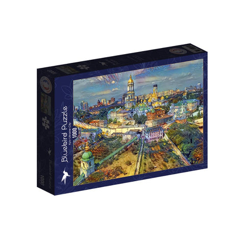 Bluebird Puzzle - Kyiv, Ukraine City 