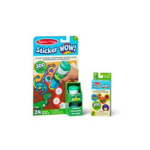 Melissa & Doug - Sticker WOW! Sticker Stamper & Activity Pad - Dinosaur