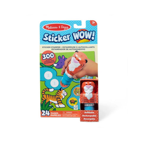 Melissa & Doug - Sticker WOW! Sticker Stamper & Activity Pad - Tiger