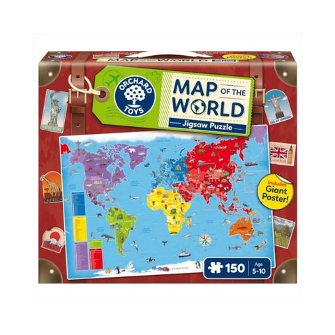 Orchard Toys - Map of the World 150 pieces