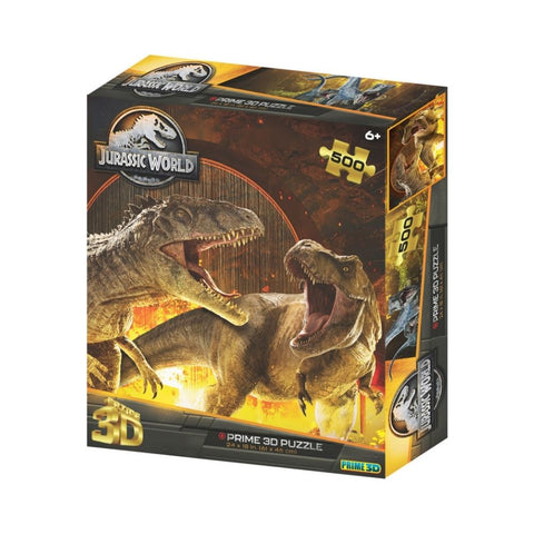 Jurassic World T.Rex vs Giganotosaurs - 500 Piece 3D Puzzle