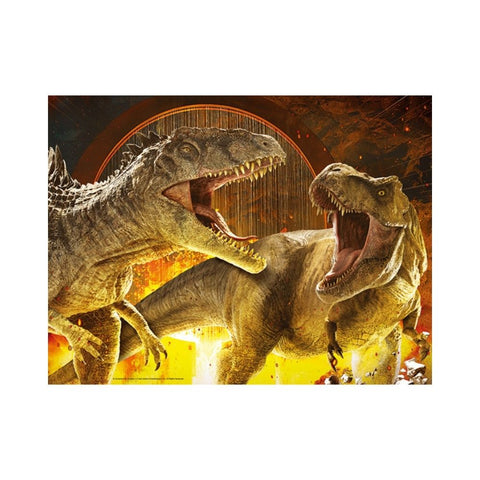 Jurassic World T.Rex vs Giganotosaurs - 500 Piece 3D Puzzle