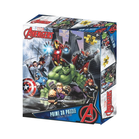 Marvel Avengers - 500 Piece 3D Puzzle