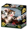 Pounce Kitten - 100 Piece 3D Puzzle