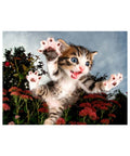 Pounce Kitten - 100 Piece 3D Puzzle