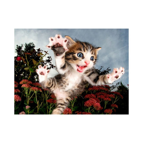 Pounce Kitten - 100 Piece 3D Puzzle