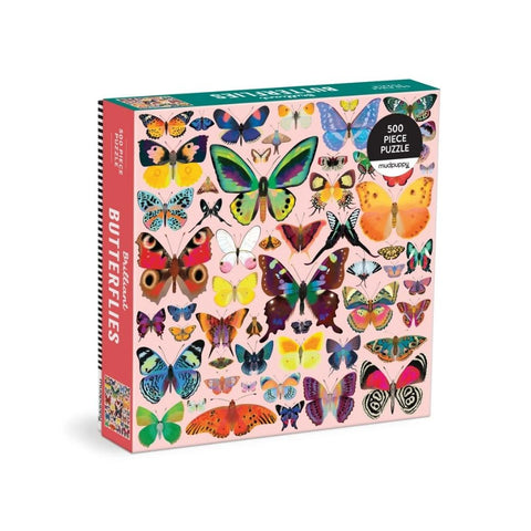 Mudpuppy 500 Pc Puzzle - Brilliant Butterflies