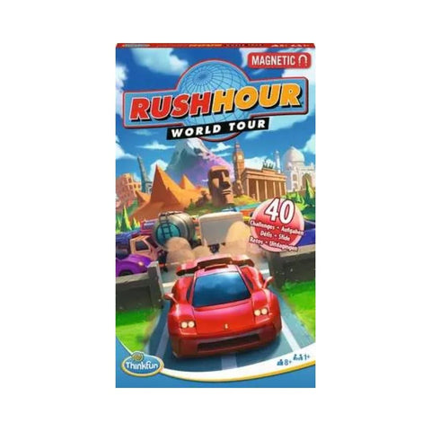 Thinkfun - Rush Hour World Tour Magnetic Travel Puzzle
