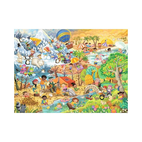 Ravensburger - The 4 Seasons - 100 pieces