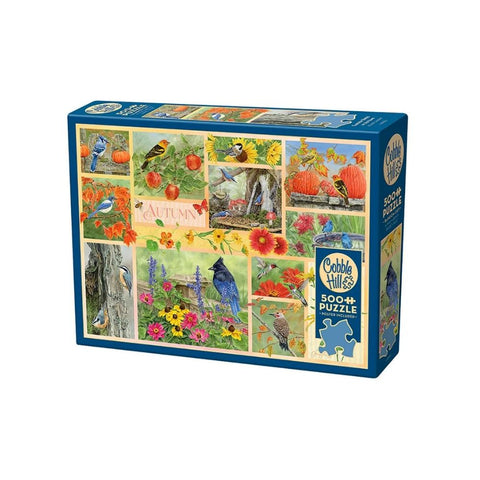 Cobble Hill - Garden Birds In Autumn 500XL pieces