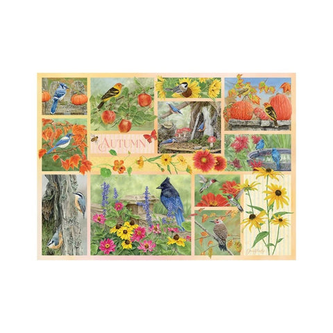 Cobble Hill - Garden Birds In Autumn 500XL pieces