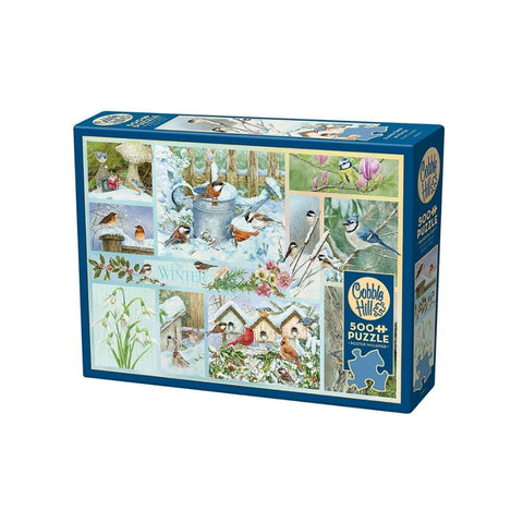 Cobble Hill - Garden Birds In Winter 500XL pieces