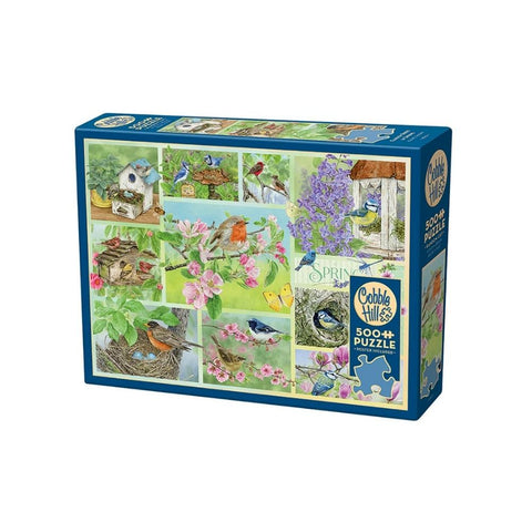 Cobble Hill - Garden Birds In Spring 500XL pieces