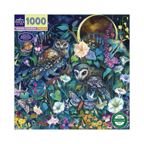 EeBoo – Moon Garden 1000 Pc Puzzle