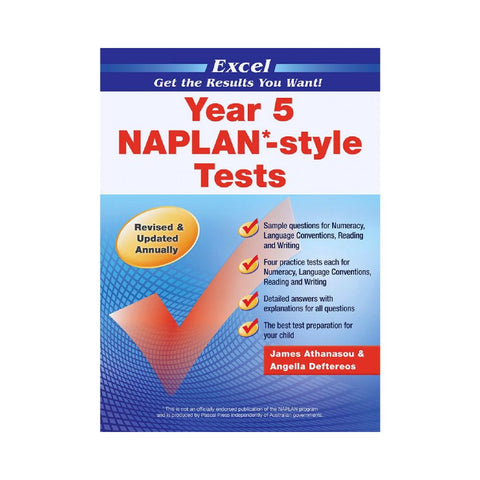 Excel Year 5 Naplan-style Tests