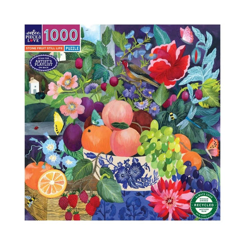 eeBoo – Stone Fruit 1000 Pc Puzzle