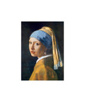 Famous painting of a woman with a pearl earring by Johannes Vermeer.