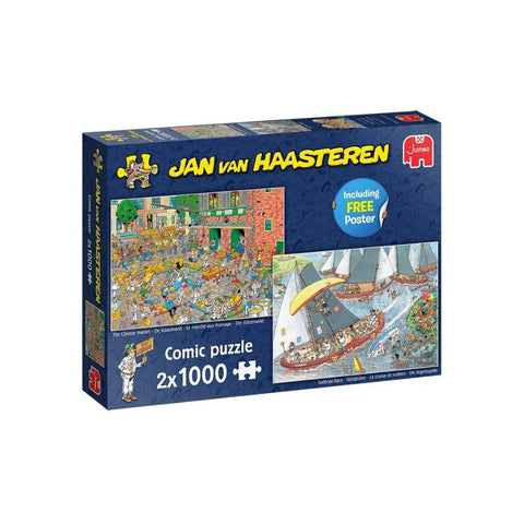 Jumbo - JVH 2 x 1000-piece puzzles