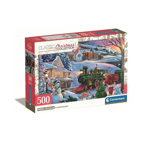 Clementoni - Christmas Train 500-piece puzzle