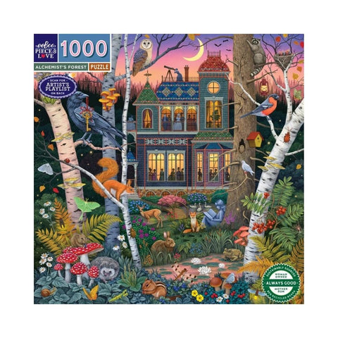 EeBoo 1000 Pc Puzzle - Alchemists Forest