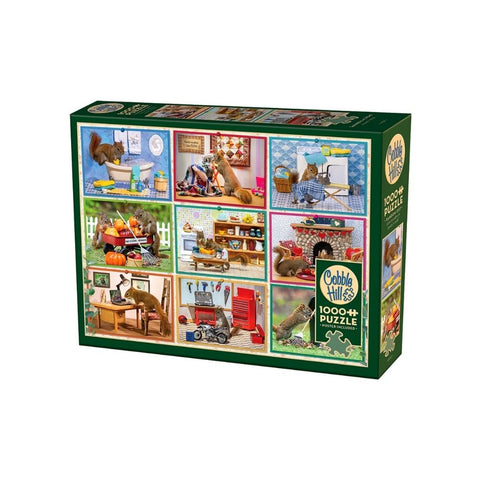 Cobble Hill - Squirrels At Home 1000-piece puzzle