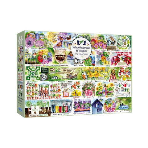 Gibsons - Wheelbarrows & Wellies 1000-piece puzzle
